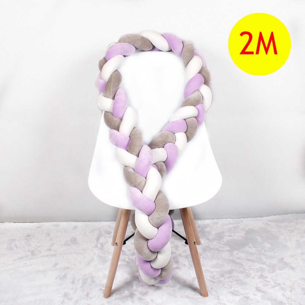 Braided Crib Bumper Baby Cushion